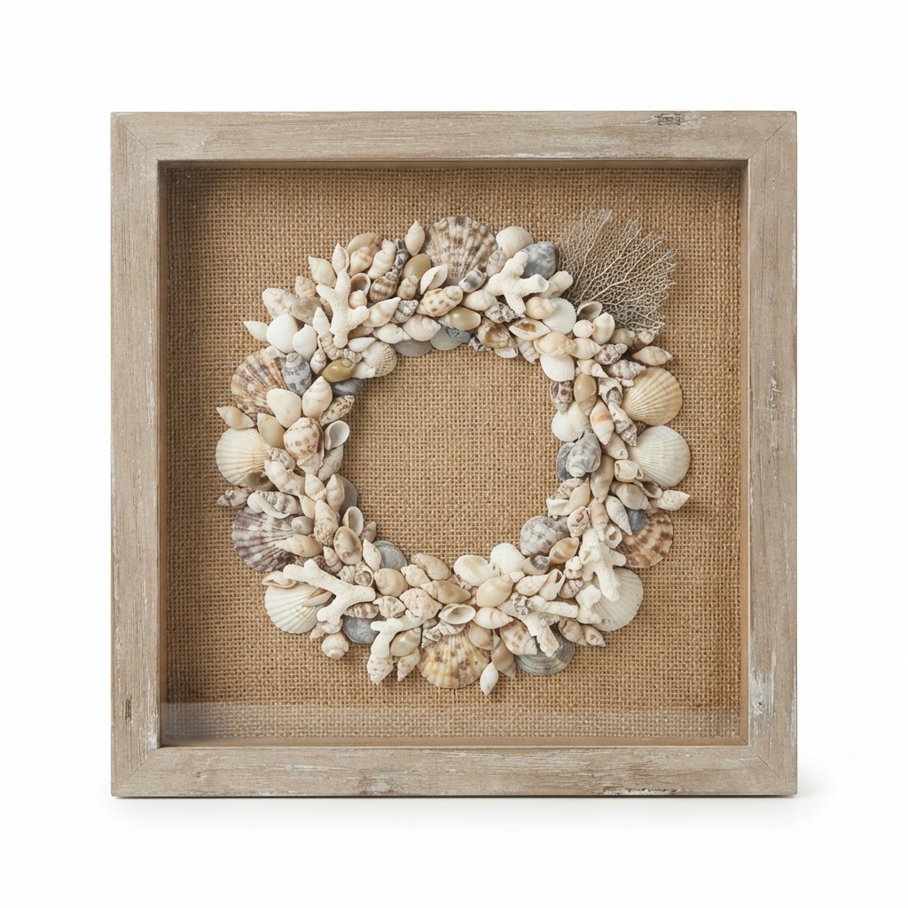 Seaside Shell Framed Art