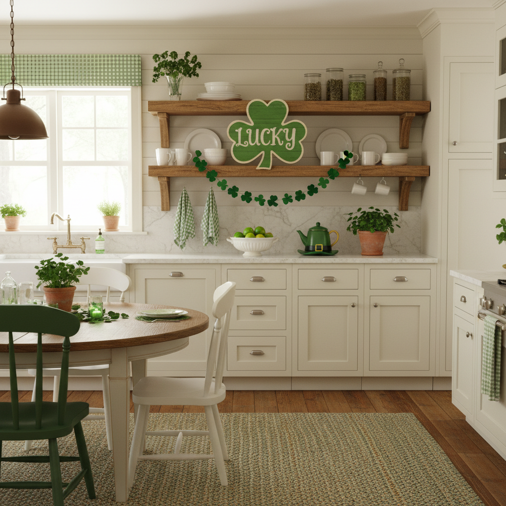 Country St. Patrick's Day Kitchen