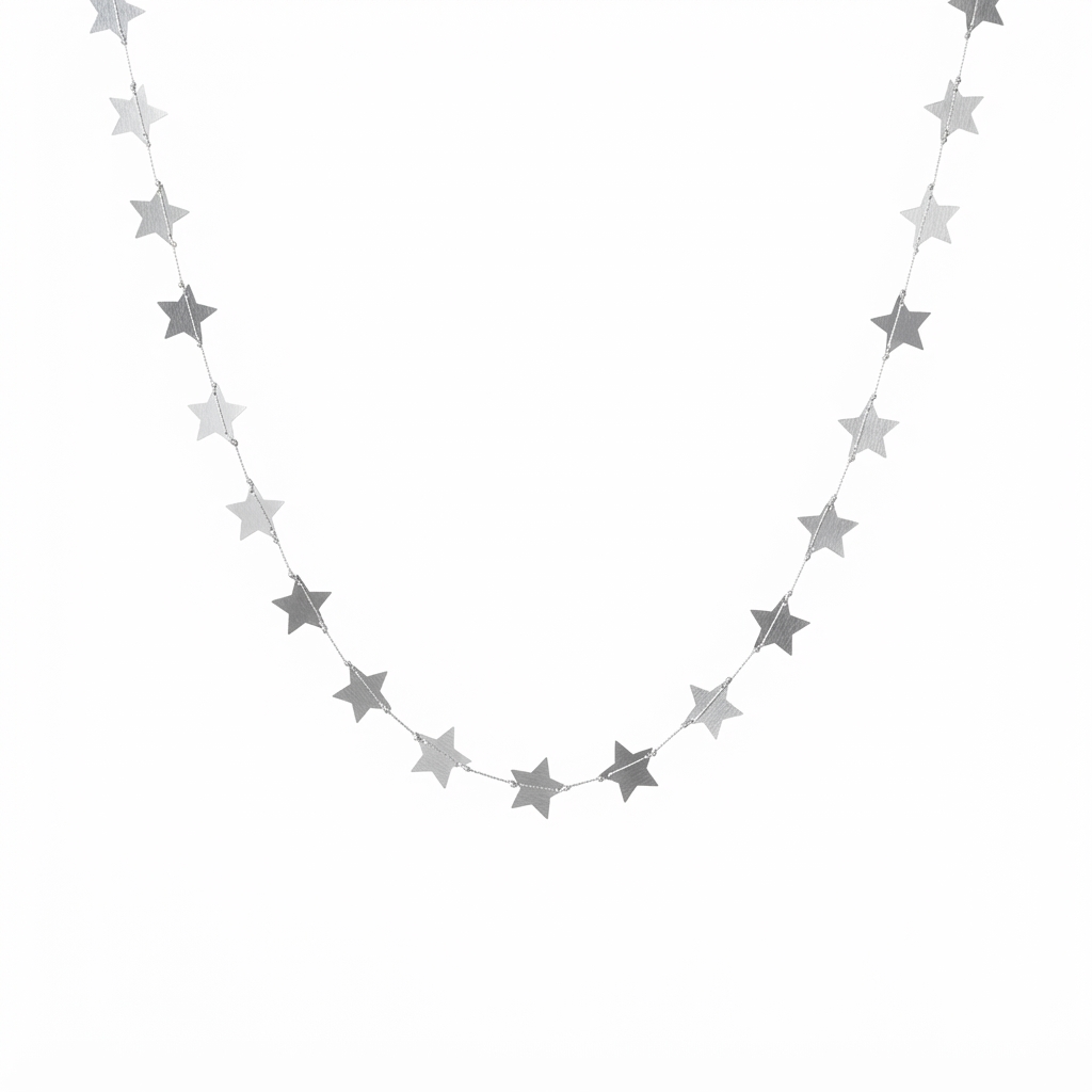 Silver Star Garland