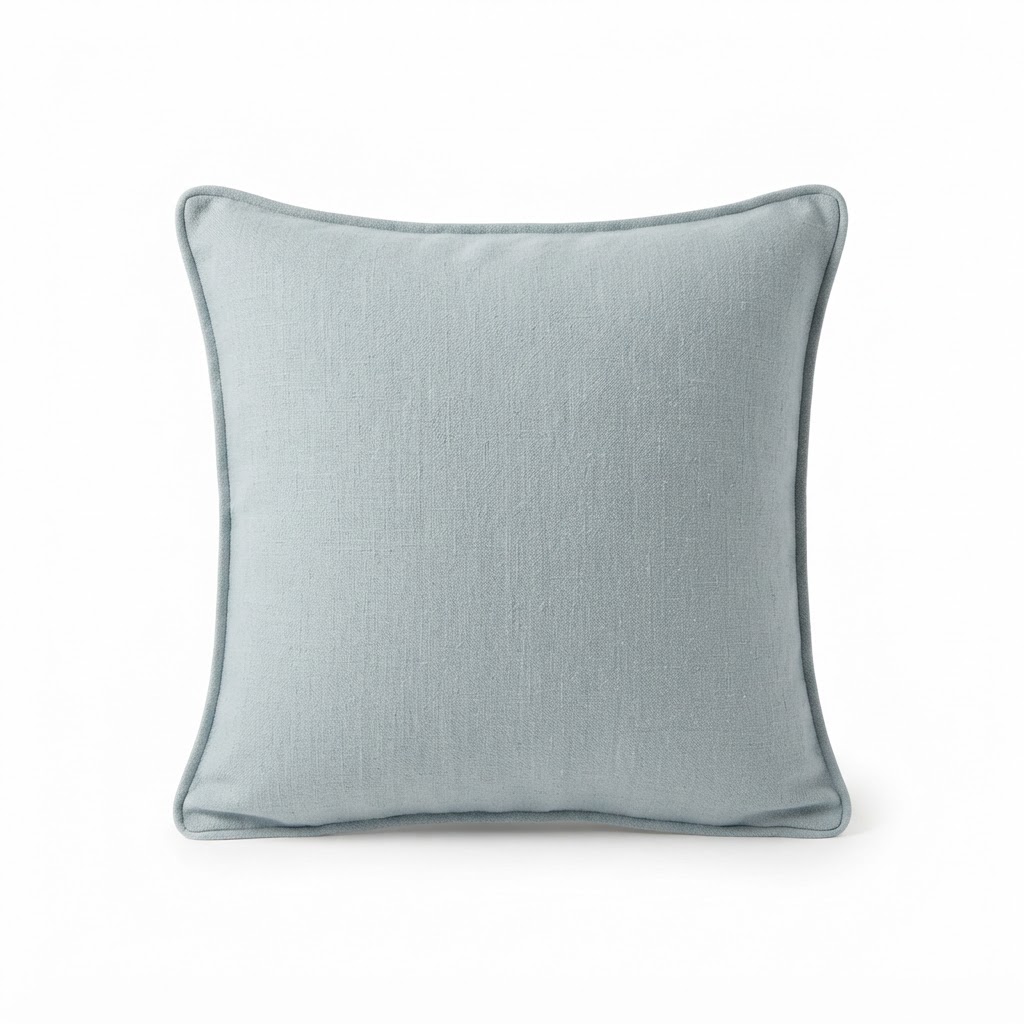 Winter Sky Linen Throw Pillow