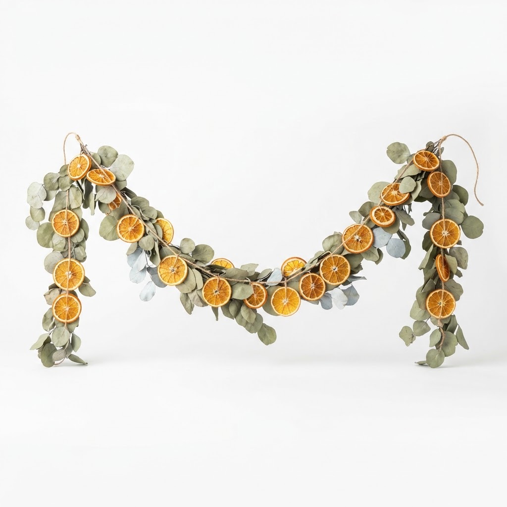 Eucalyptus and Dried Orange Garland