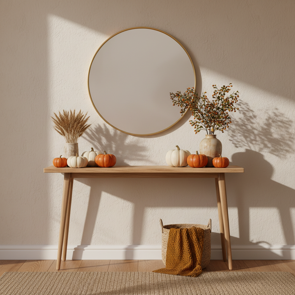 Scandinavian Fall Entryway