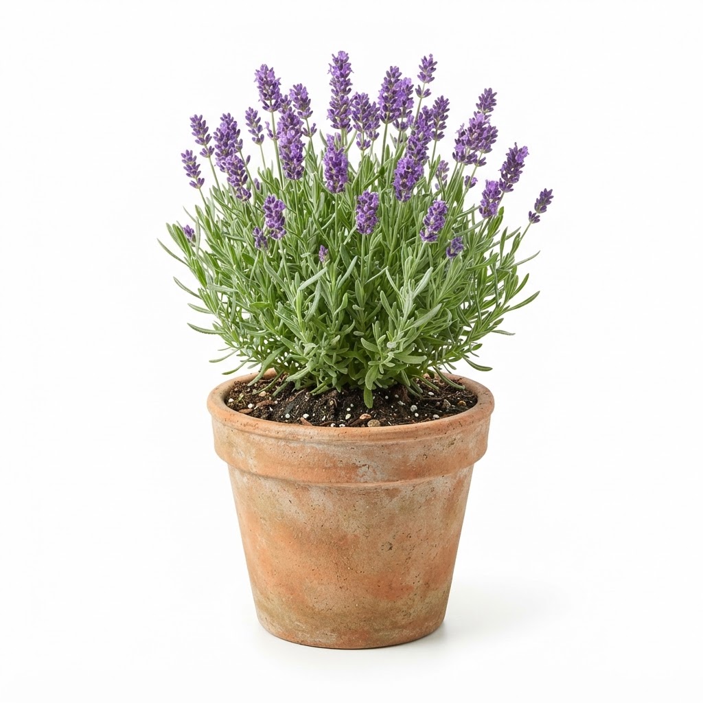 Spring Lavender Herb Planter