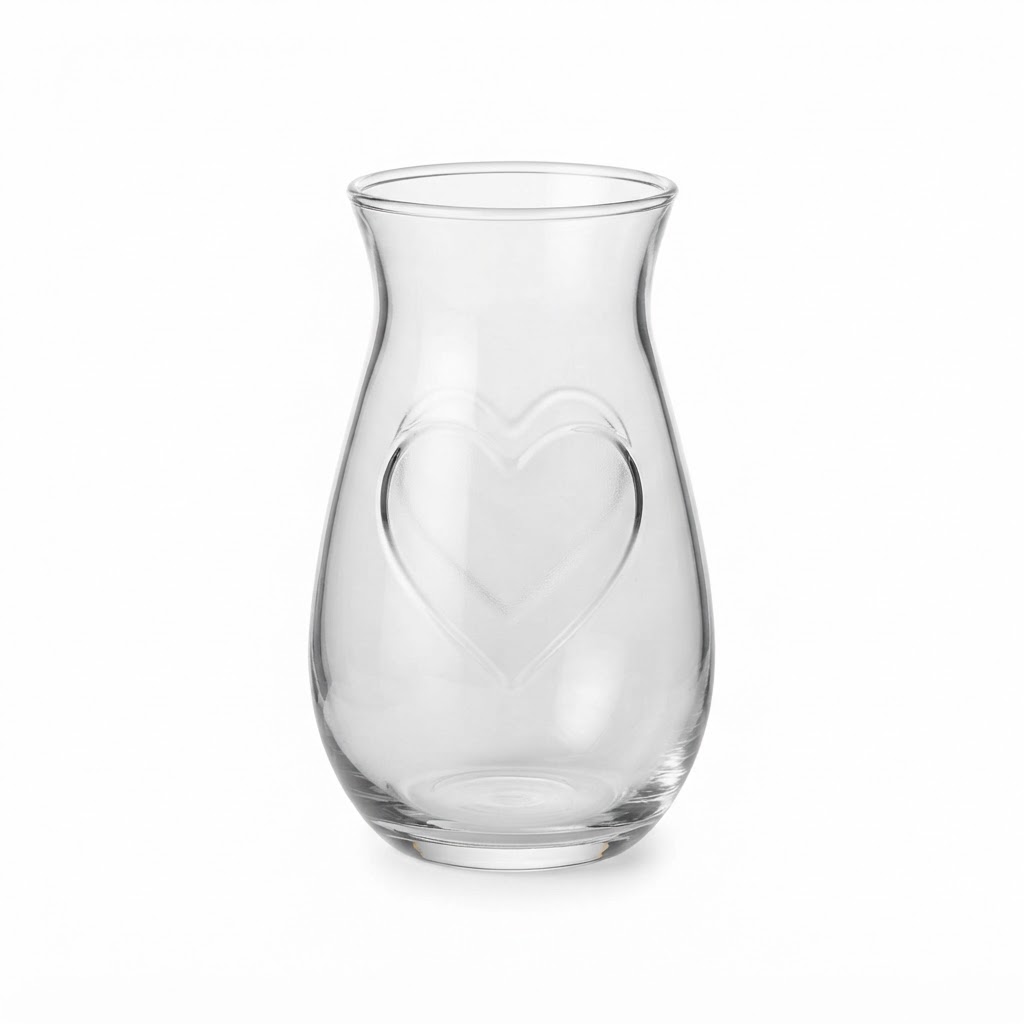 -Style Glass Flower Vase