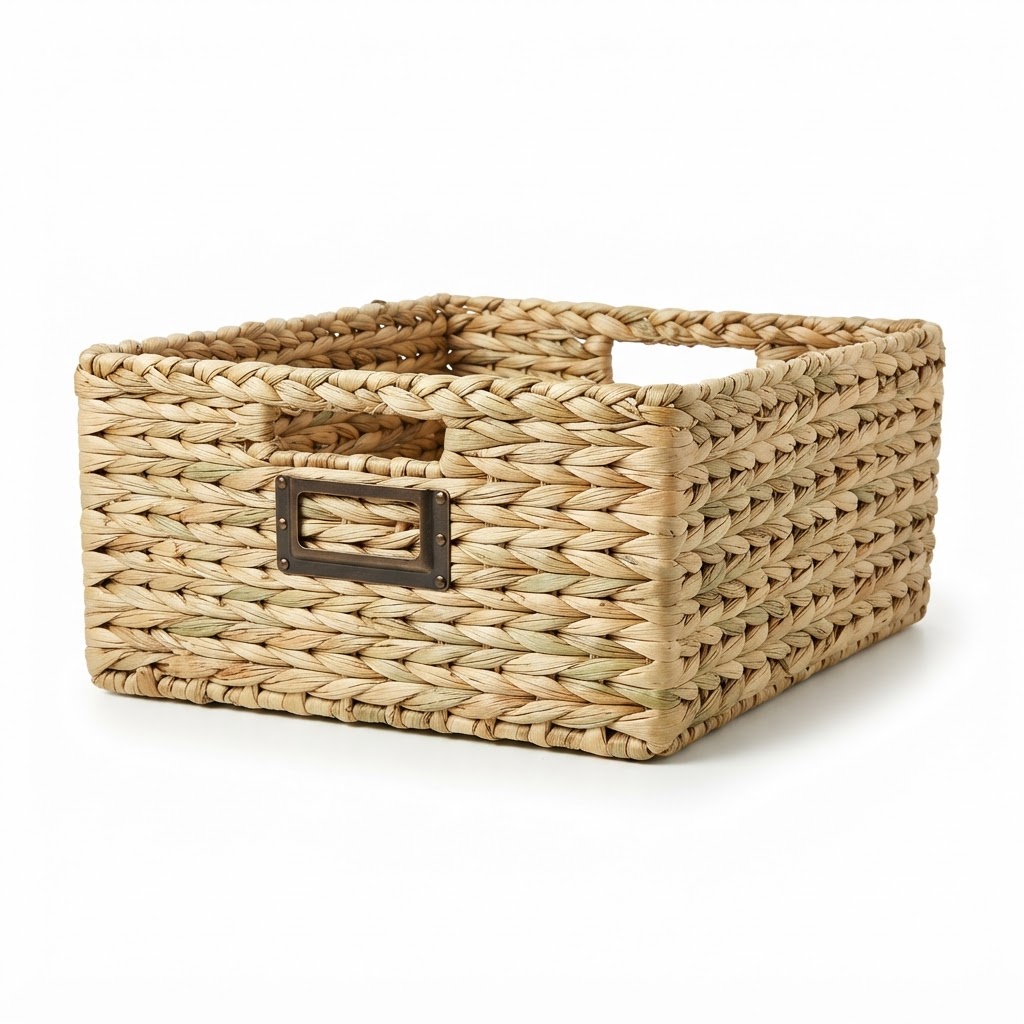 Woven Seagrass Under-Counter Storage Basket