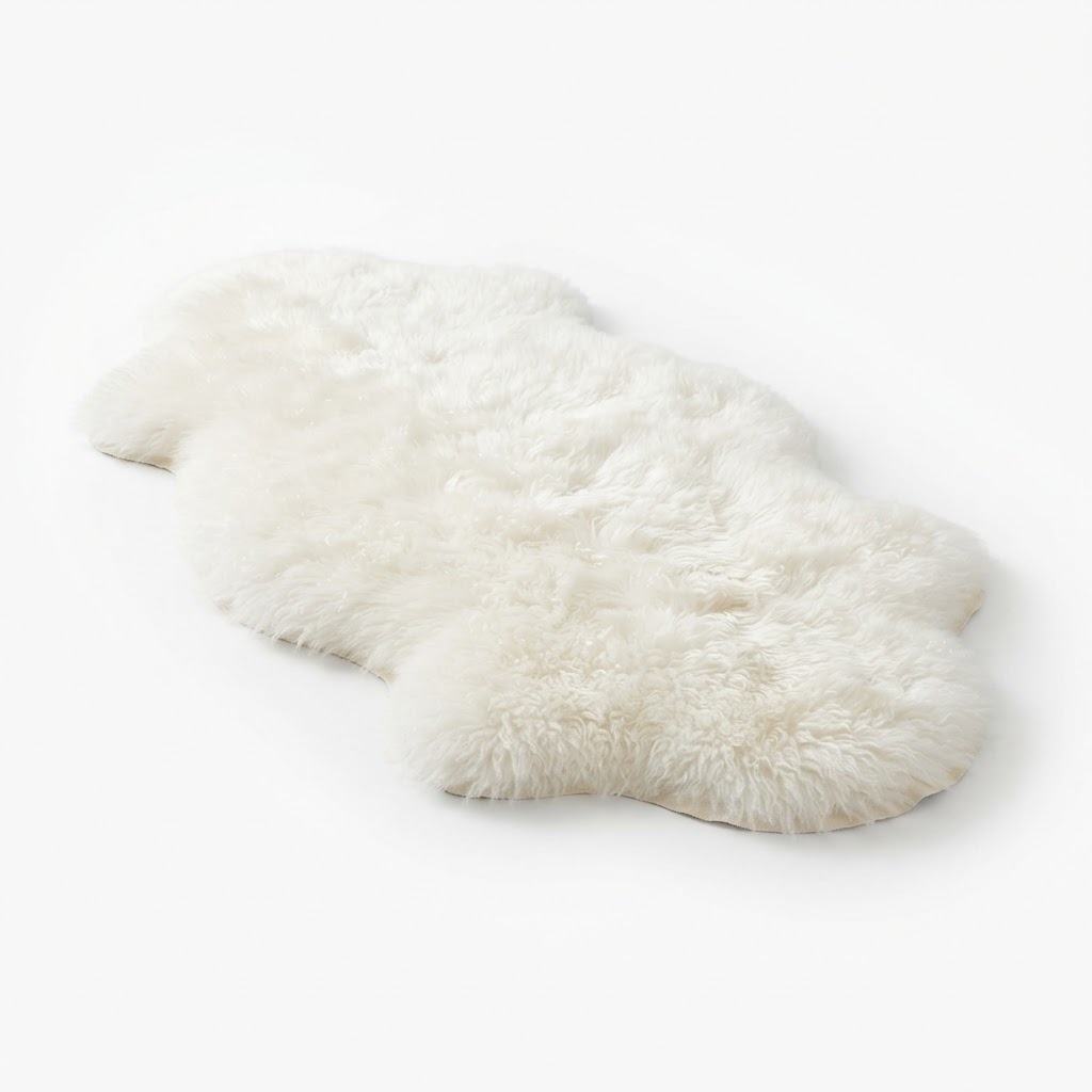 Faux Sheepskin Area Rug
