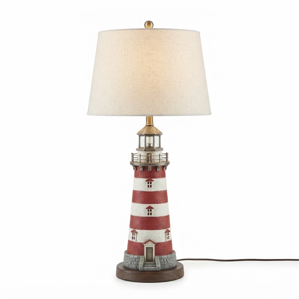 Lighthouse Themed Table Lamp