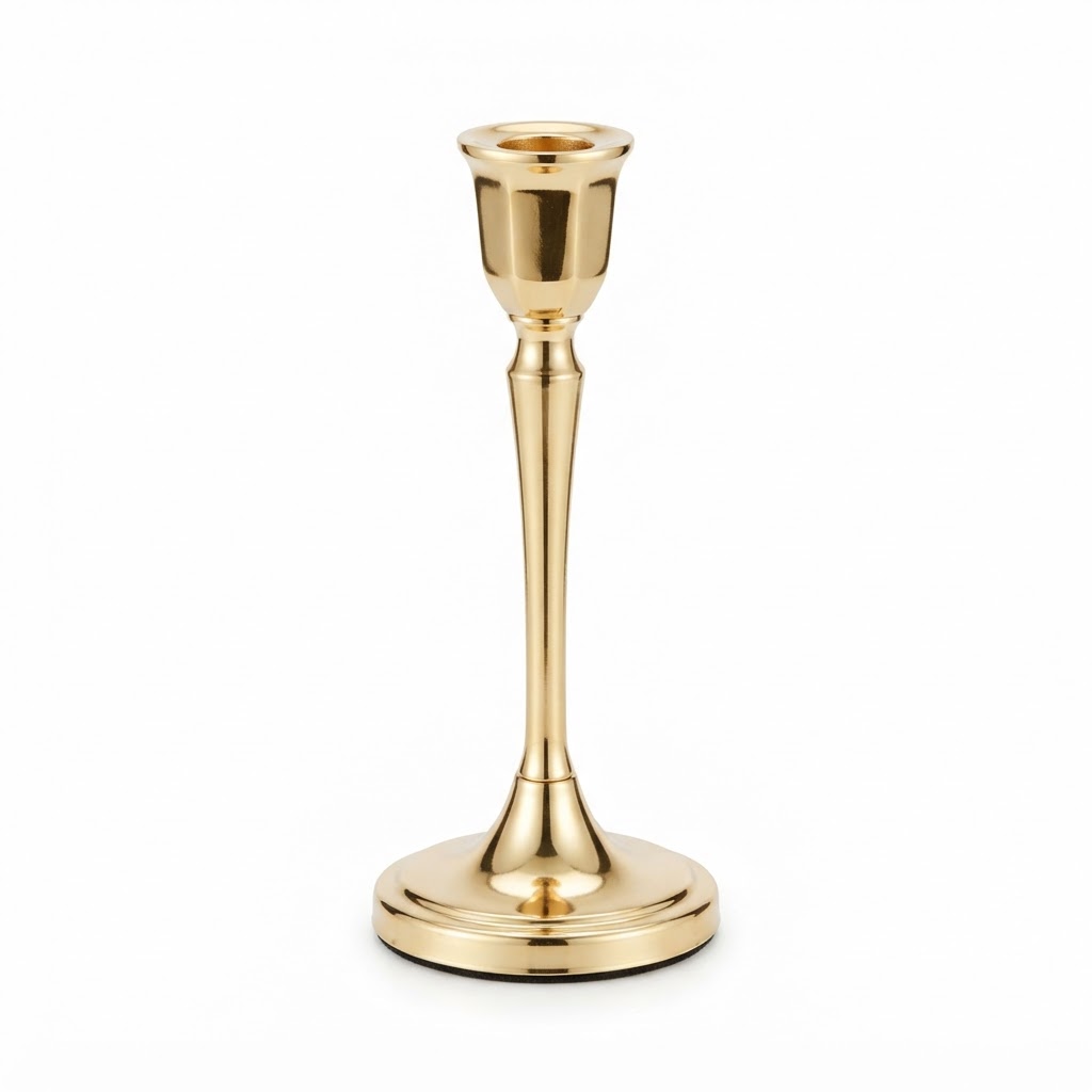 Gold Taper Candle Holders