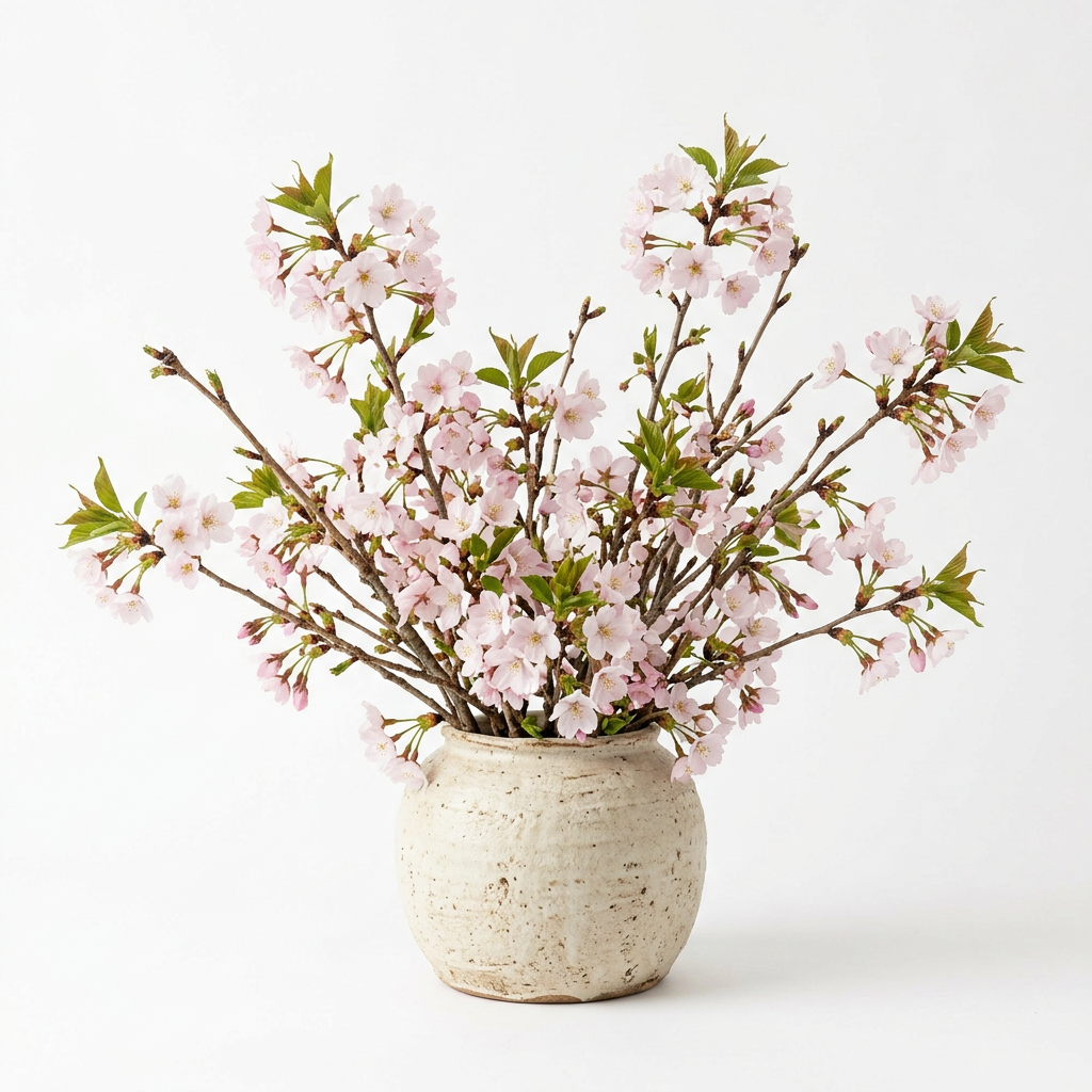 Spring Cherry Blossom Floral Arrangement