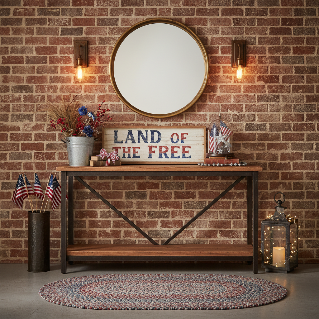 Industrial Independence Day (4th of July) Entryway