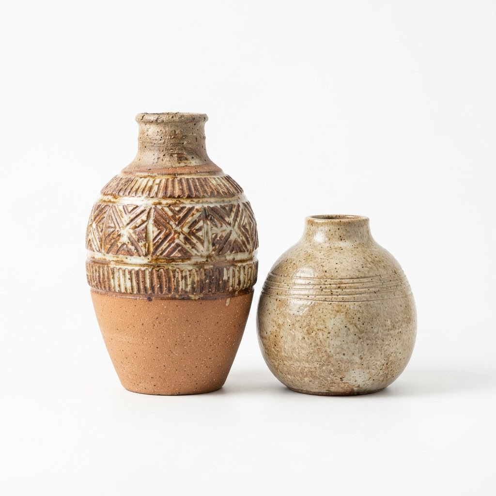 Ceramic Earthy Vase Set