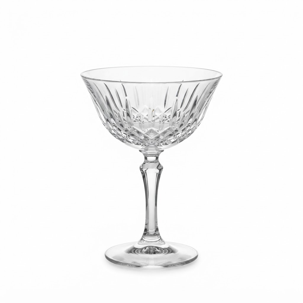 Crystal Champagne Coupes