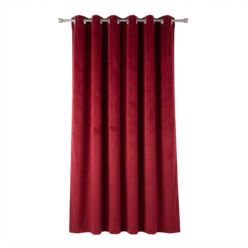 Red Velvet Curtains