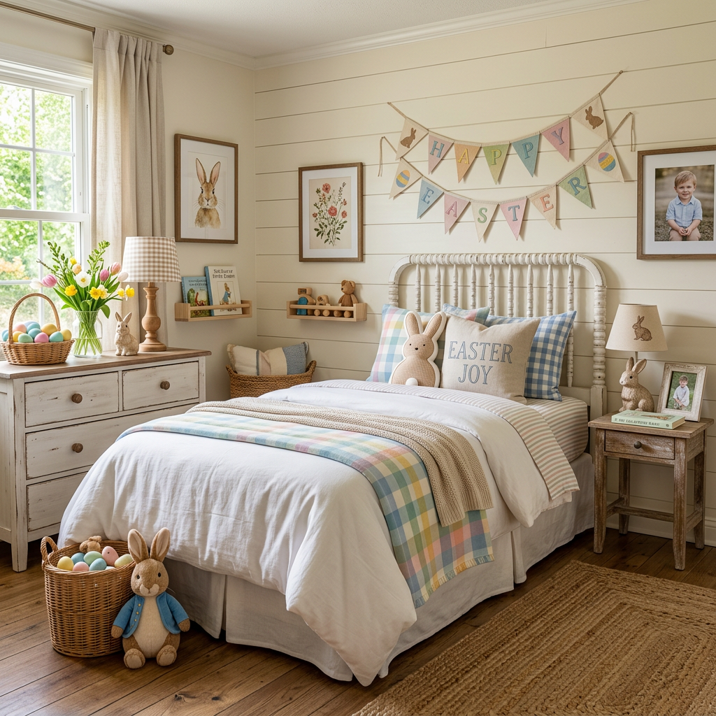 Farmhouse Easter Child Bedroom (Boy)