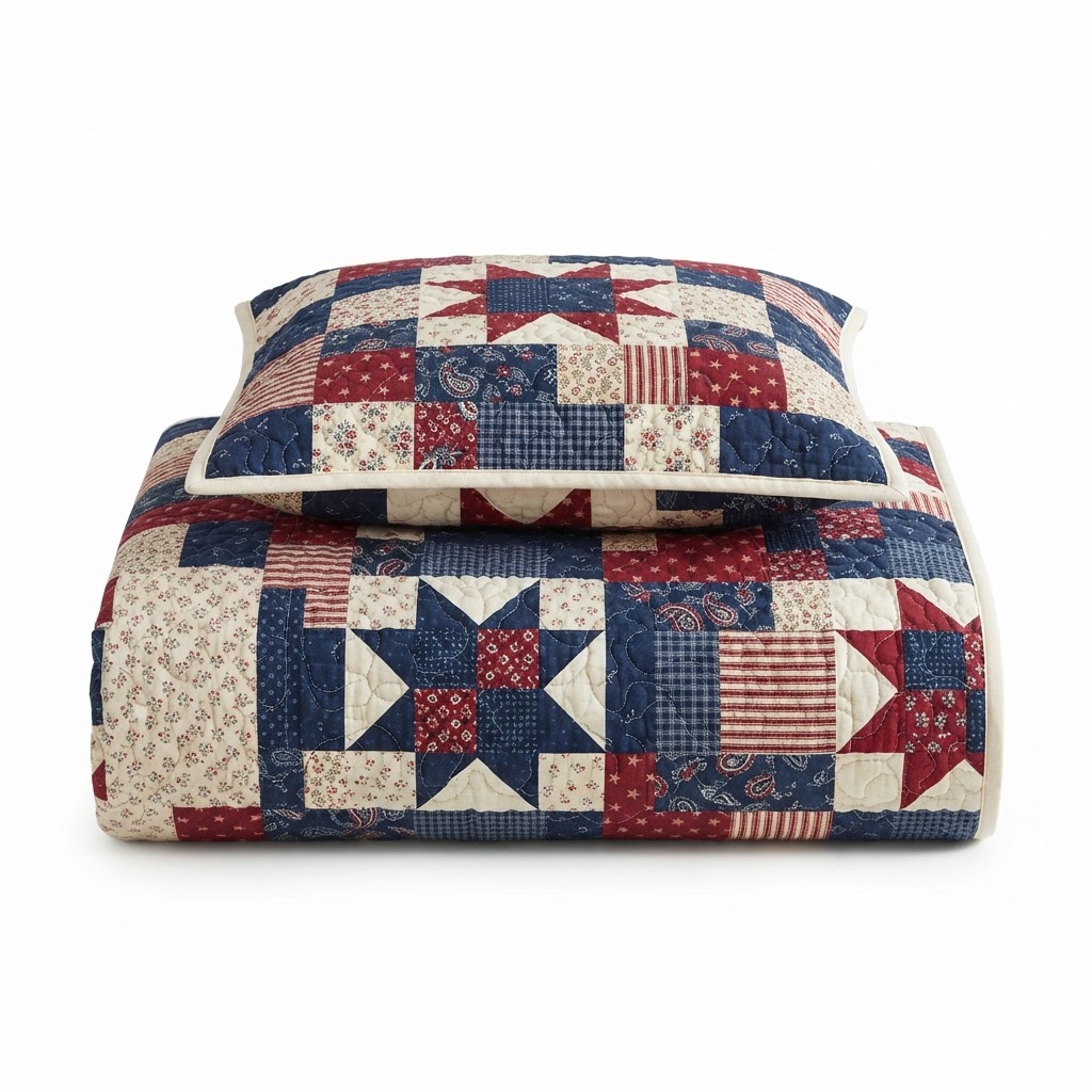 Patchwork Star Quilt Set