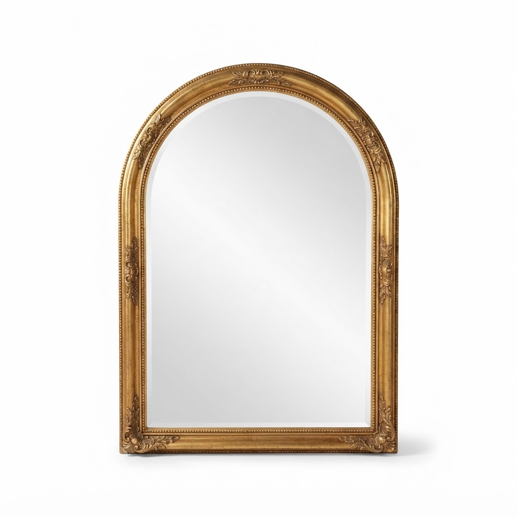 Gold Gilded Arch Mirror