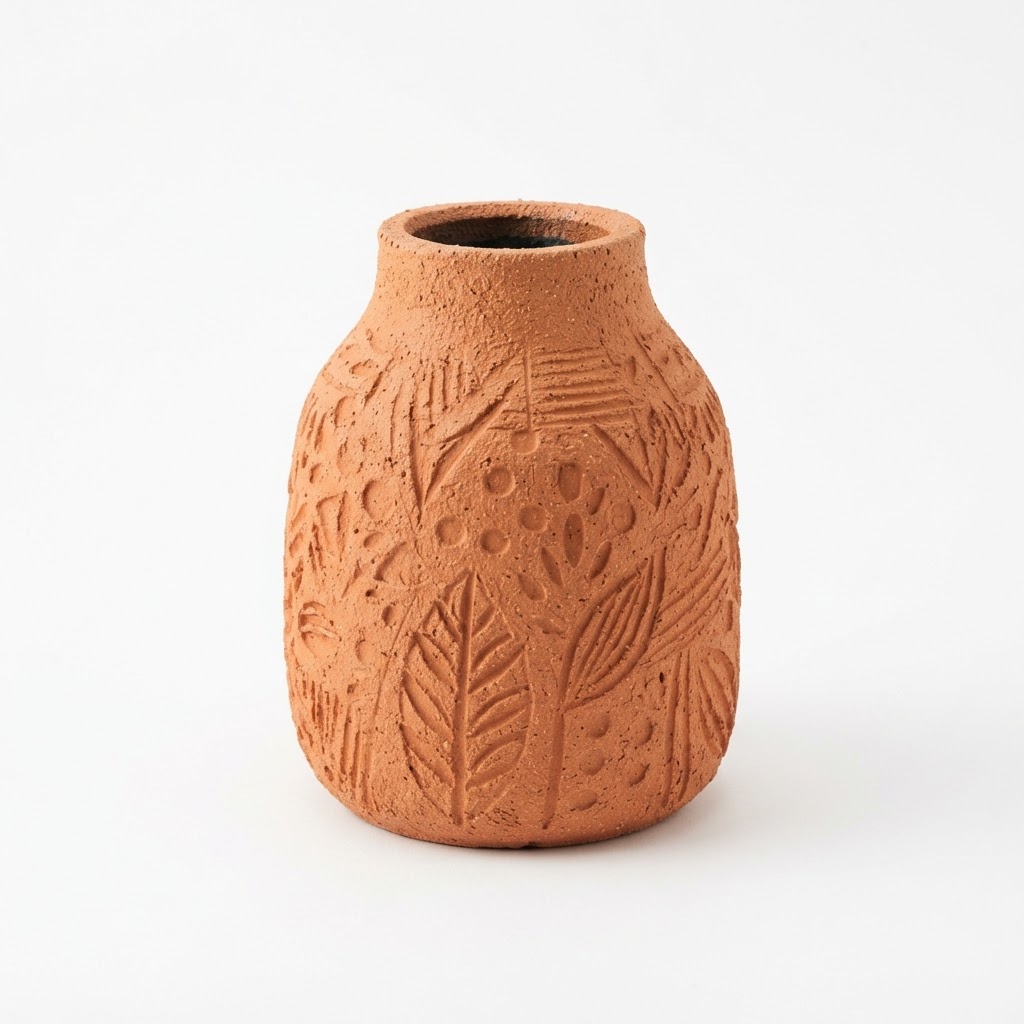 Textured Ceramic Vase