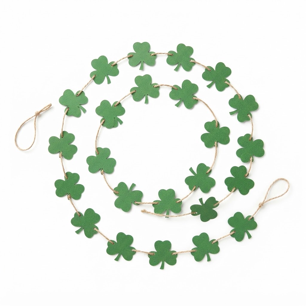 St. Patrick's Day Shamrock Paper Garland