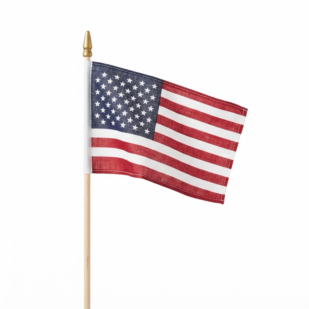Cotton American Flag Miniatures