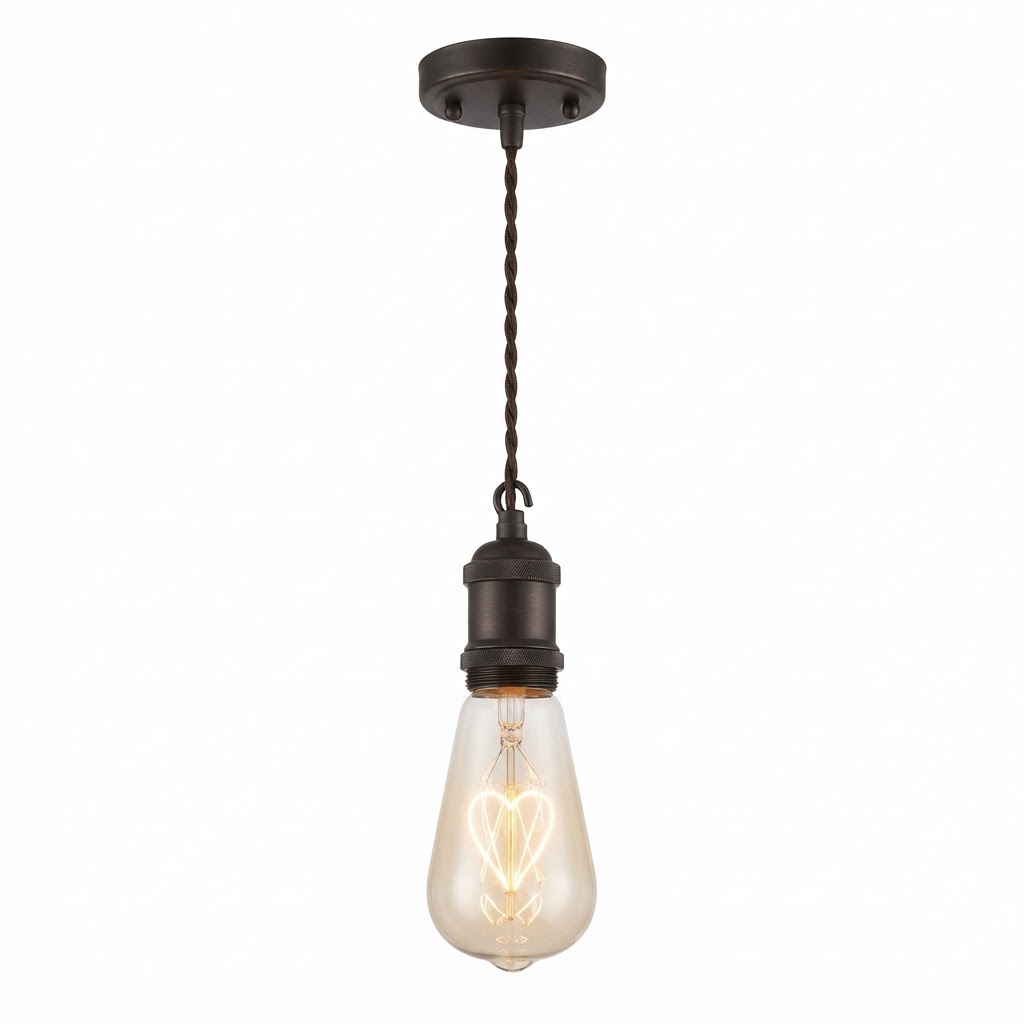Exposed Filament Edison Pendant Light