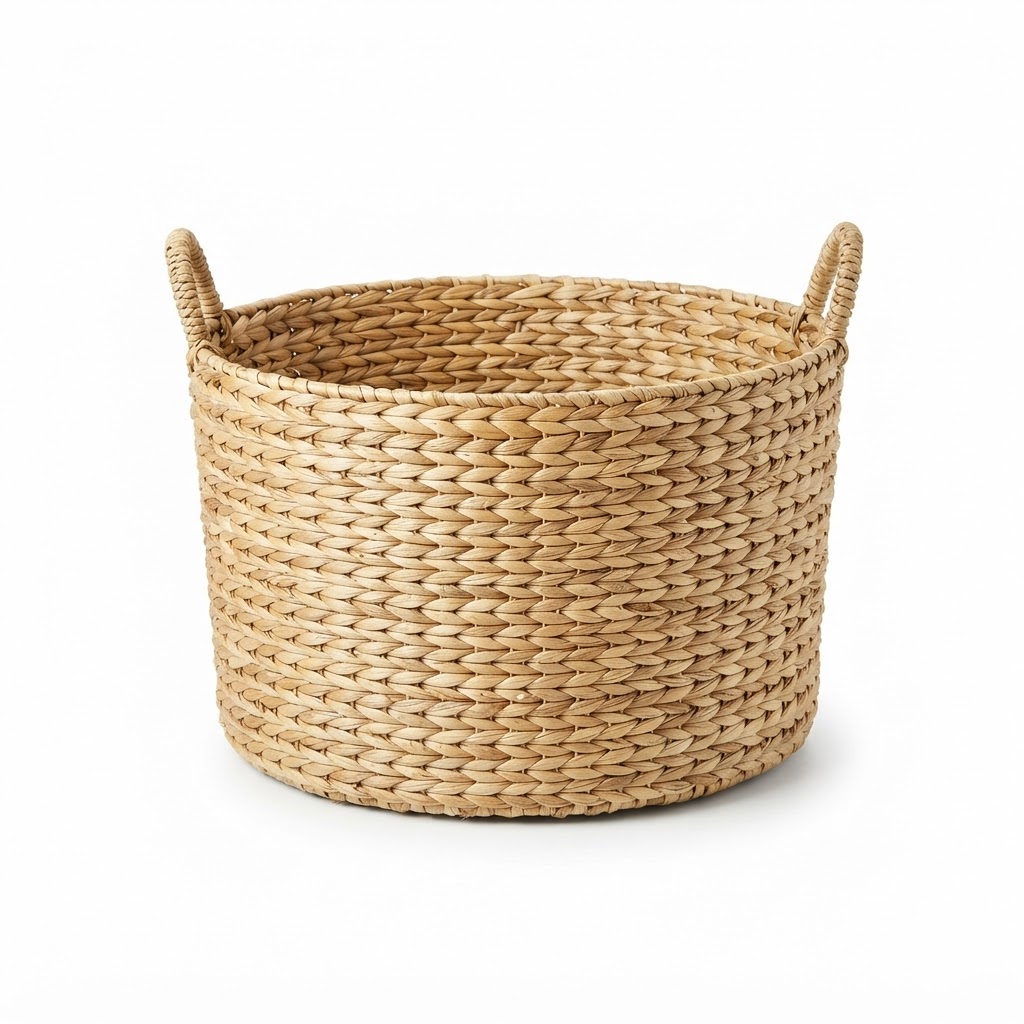 Transitional Woven Seagrass Storage Basket