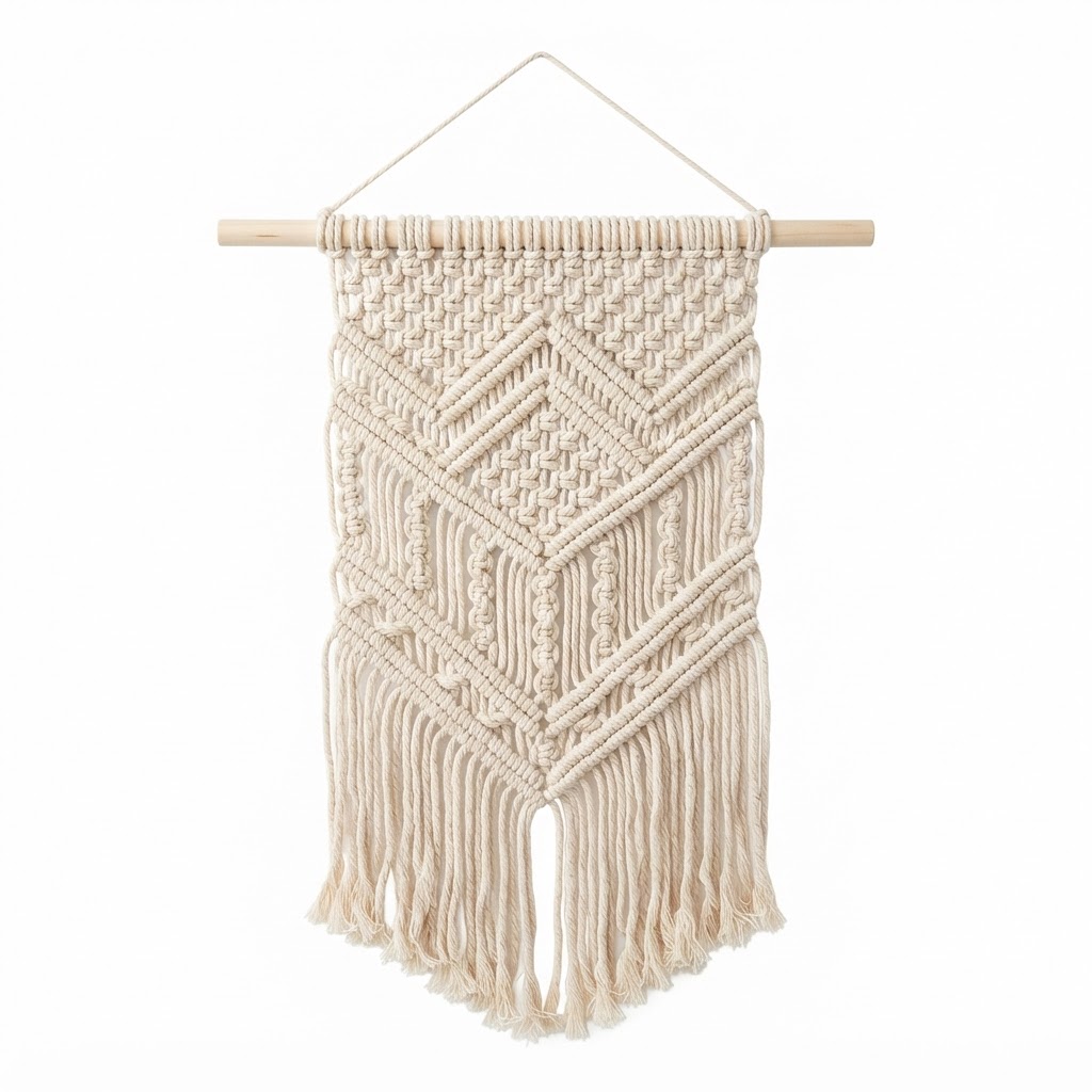 Macrame Woven Wall Tapestry