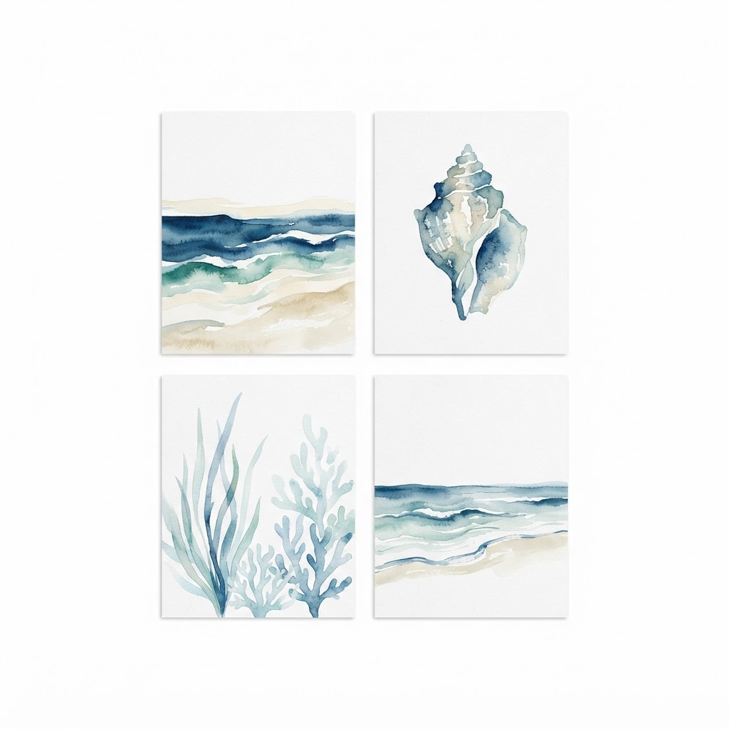 Ocean Print Set