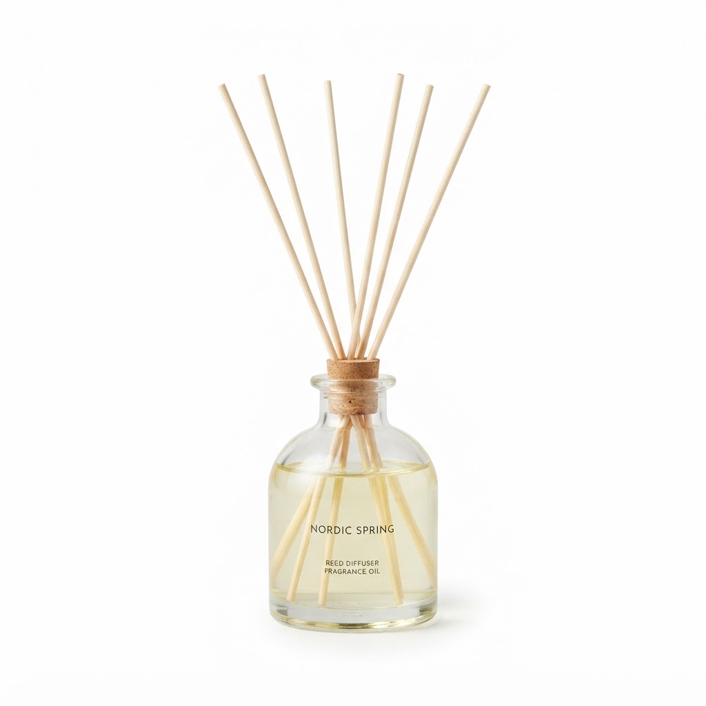 Glass Reed Diffuser Set