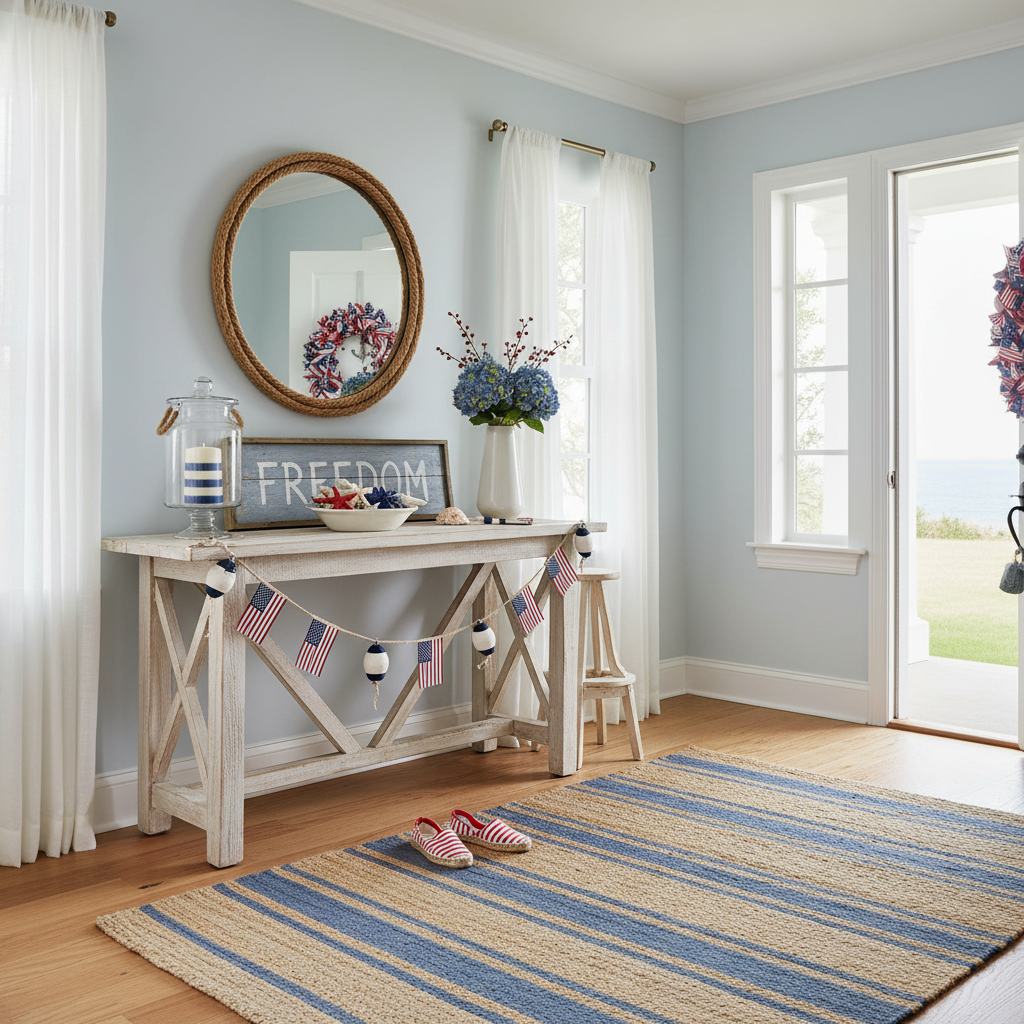 Coastal Independence Day (4th of July) Entryway