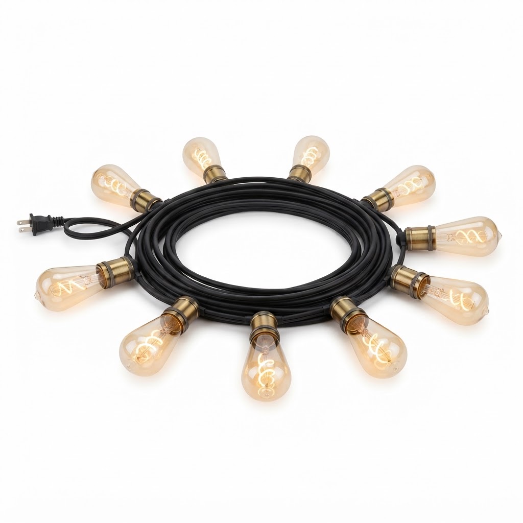 Edison Bulb Christmas String Lights