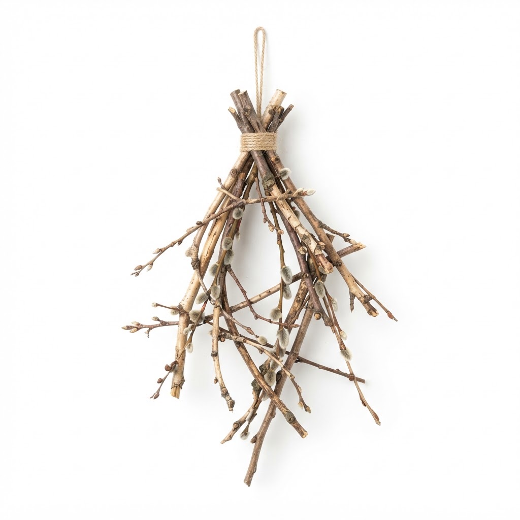 Dried Twig Wall Hanging