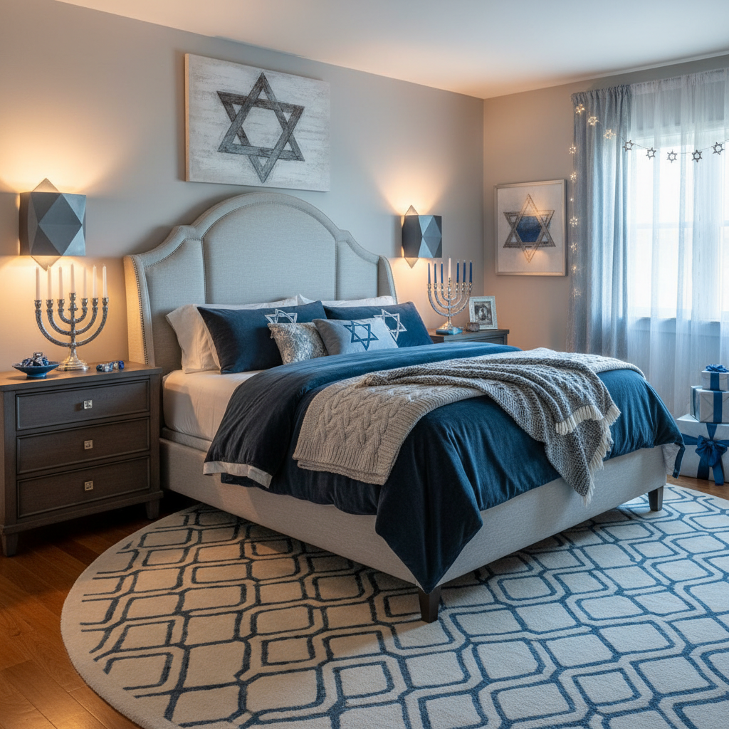 Hanukkah Master Bedroom