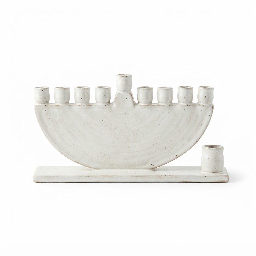 White Ceramic Pottery Set