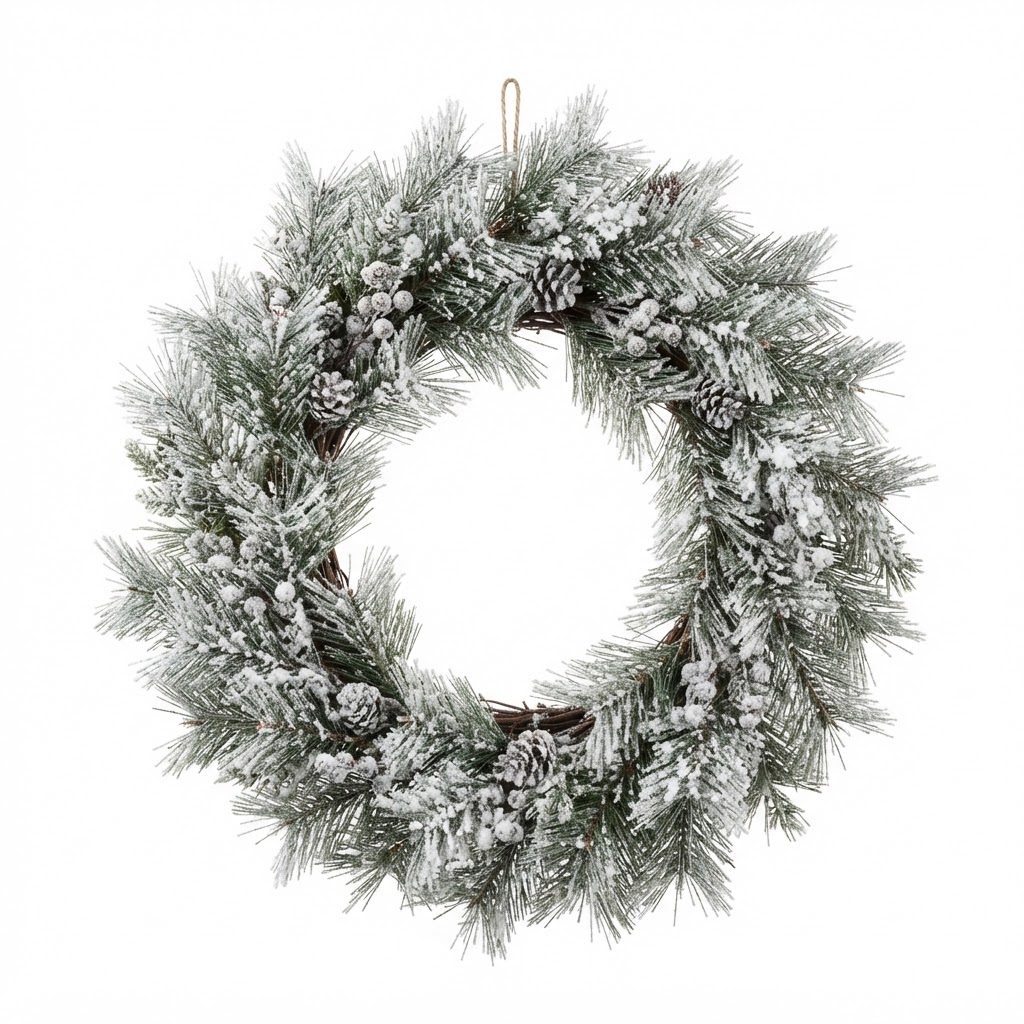 Frosted Pine Wreath