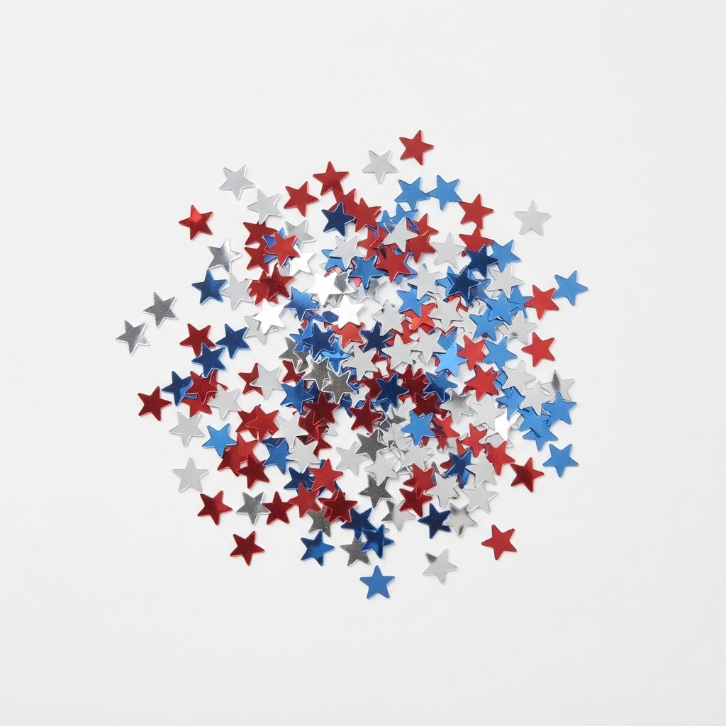 Metallic Star Table Confetti