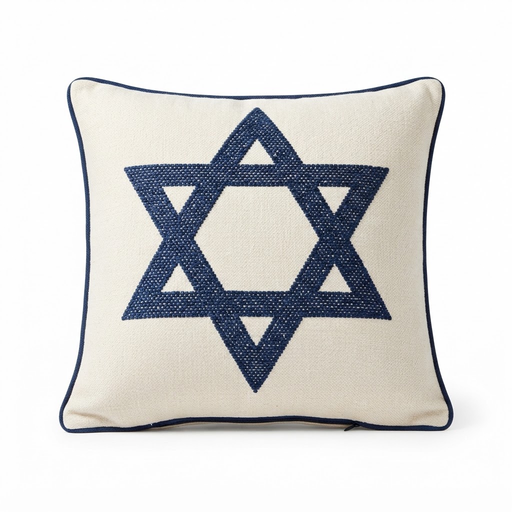 Star of David Accent Pillow