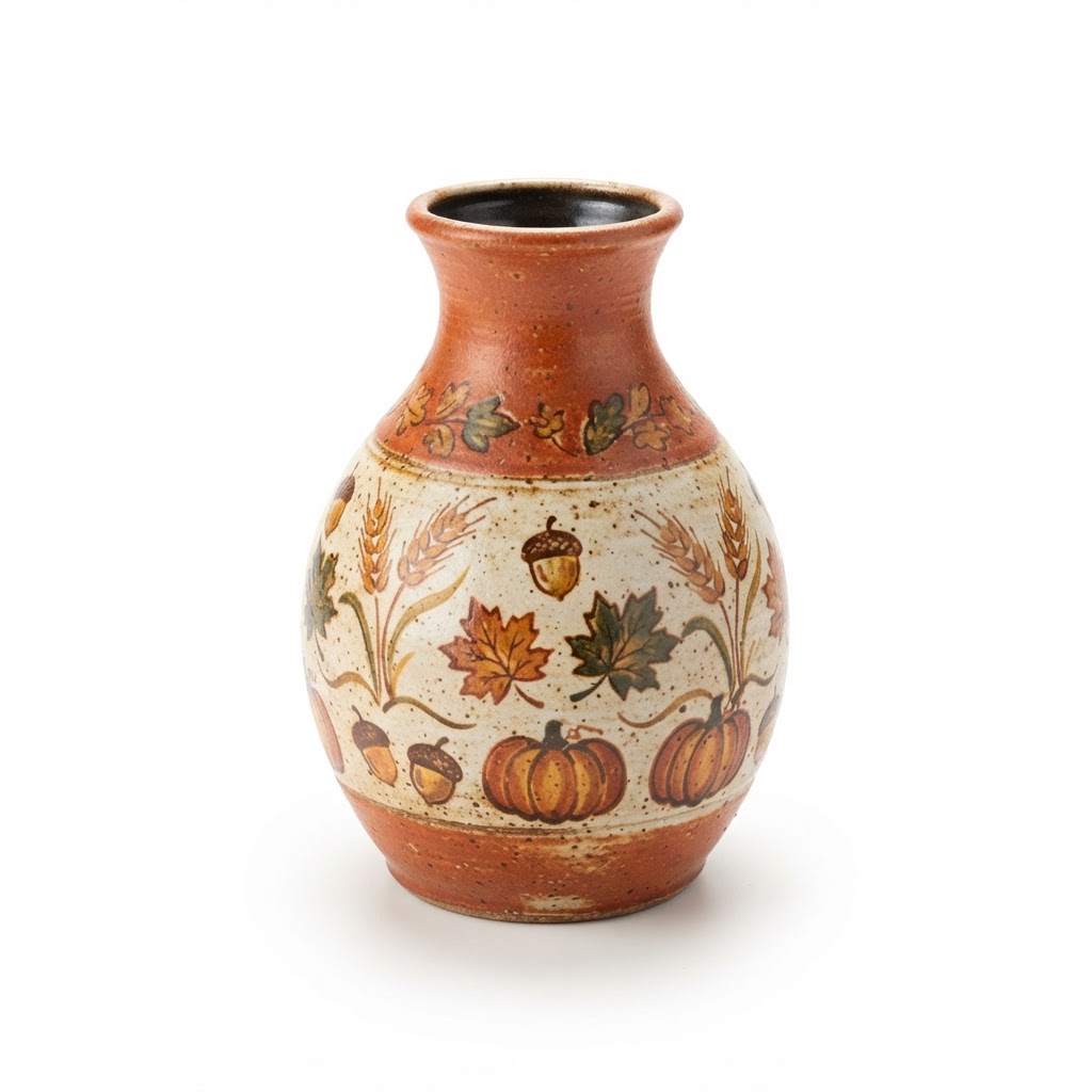 Hand-Crafted Ceramic Vase