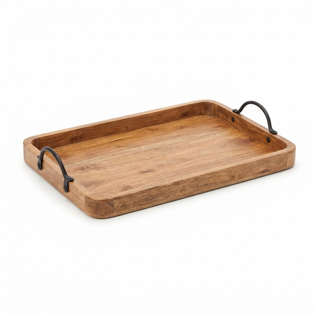 Natural Wood Serving Tray