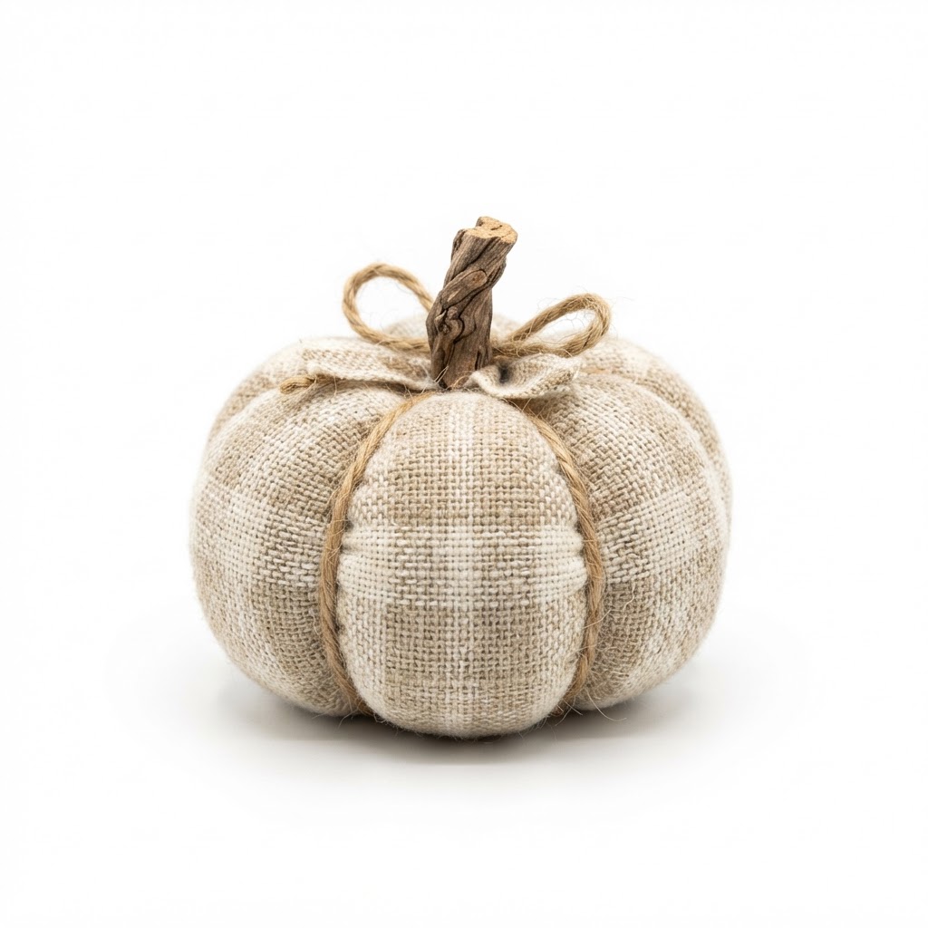 Miniature Decorative Fabric Pumpkins