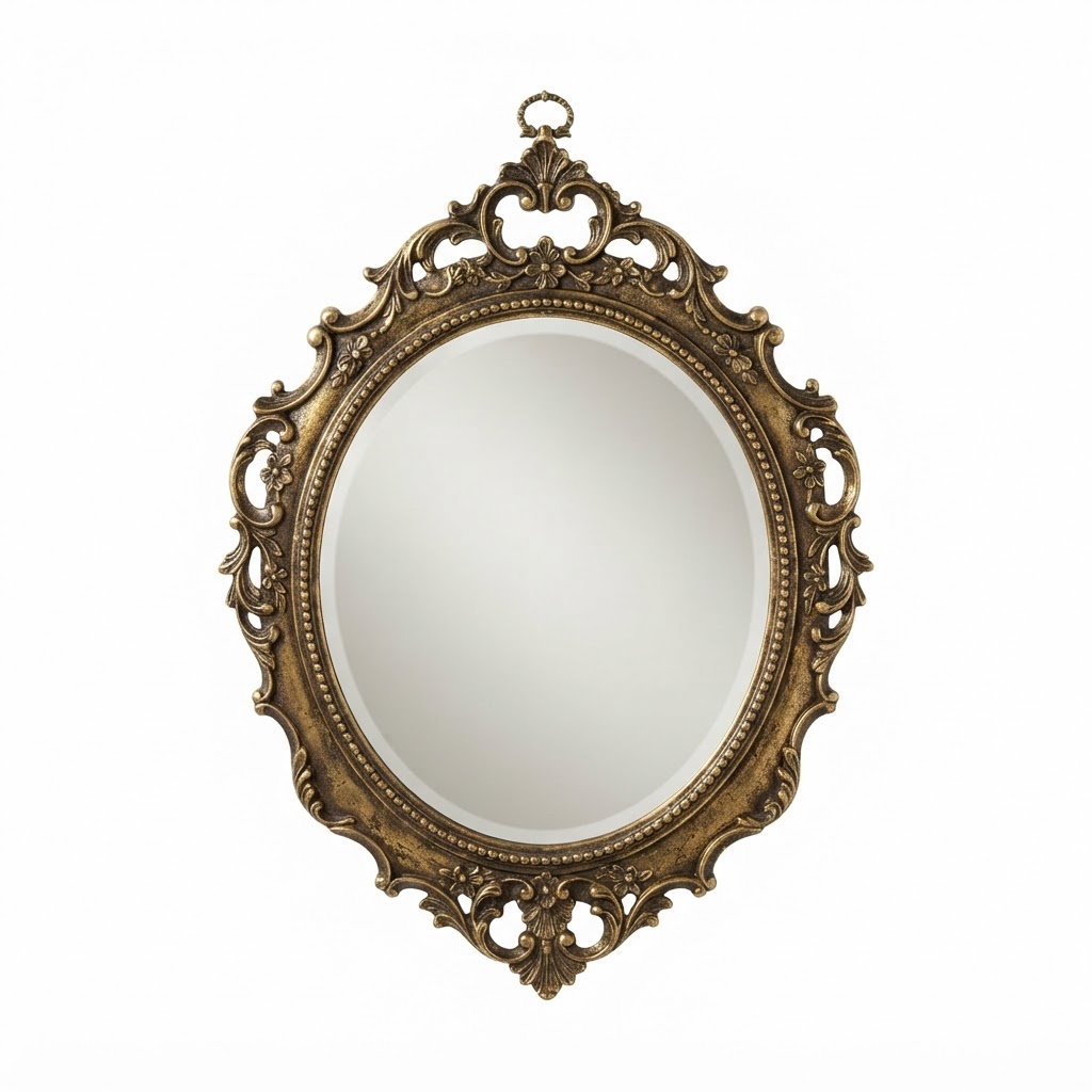core Gold Antique Brass Mirror
