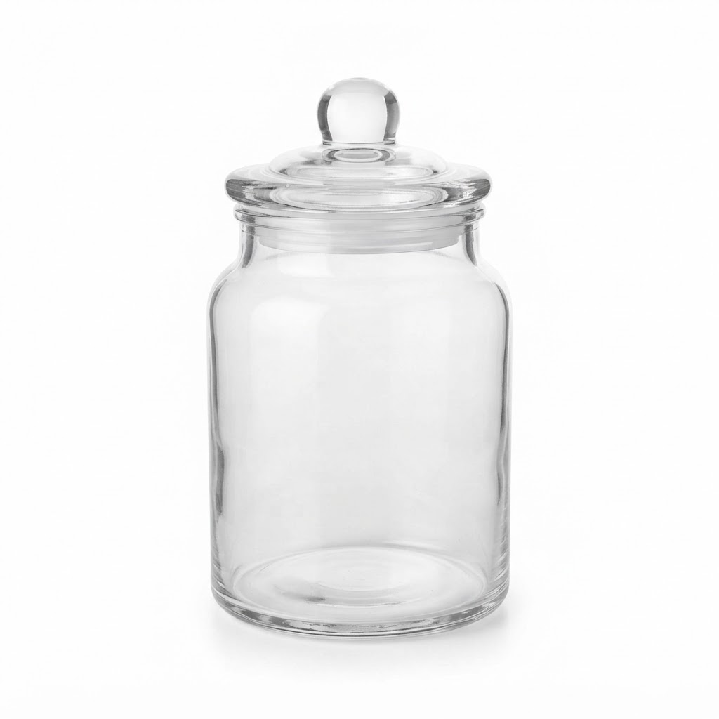 Glass Apothecary Jar