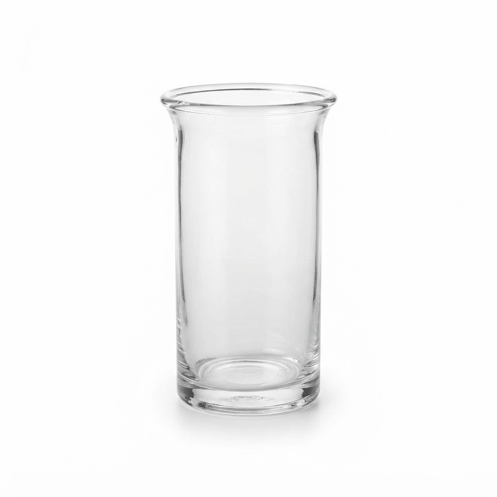 Clear Glass Flower Vase