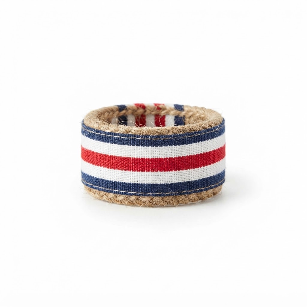 Independence Day Striped Napkin Rings