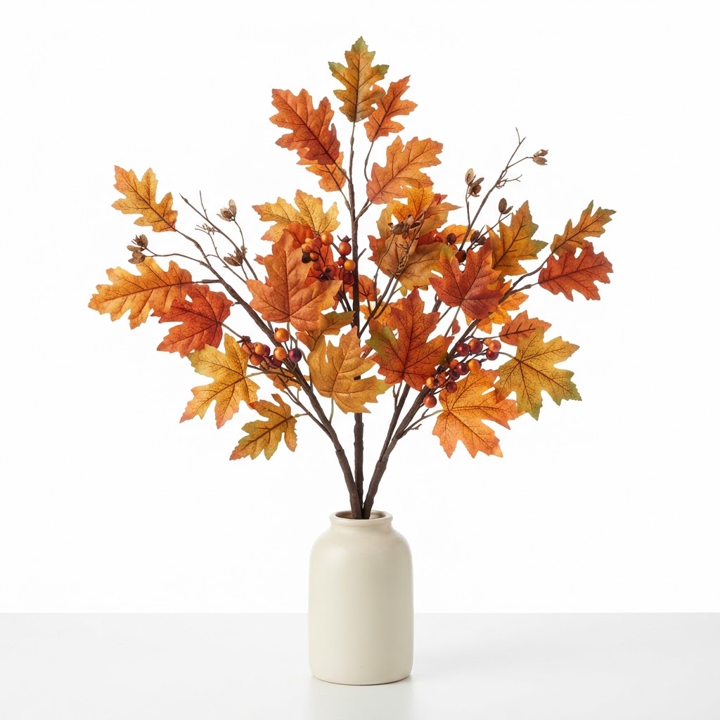 Faux Autumn Branch Arrangement