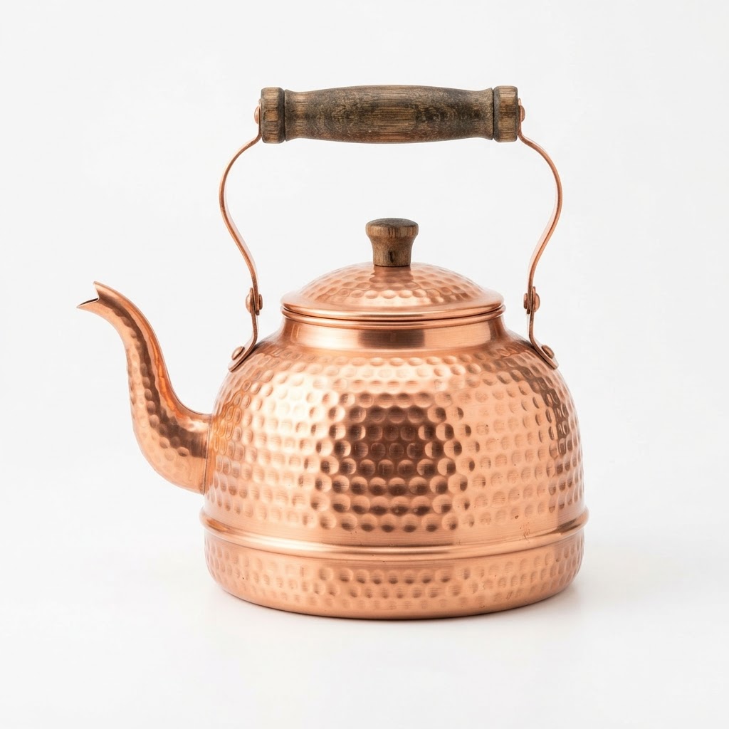Hammered Copper Tea Kettle