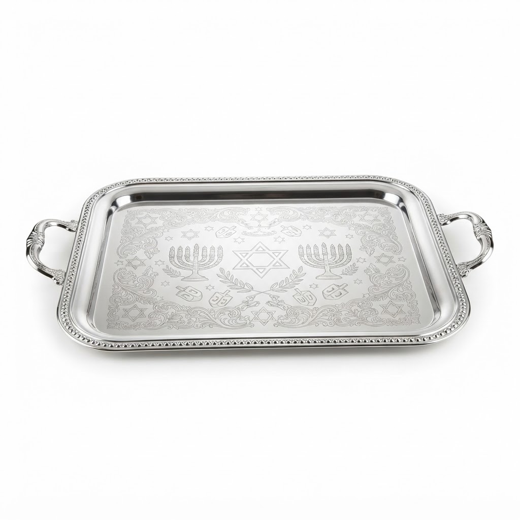 Silver Toned Decorative Tray
