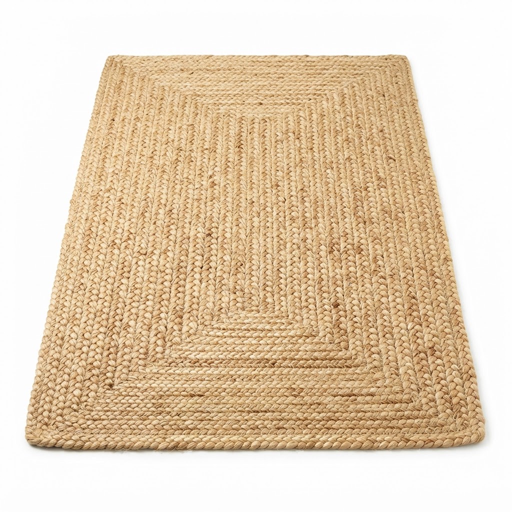 Winter Natural Jute Braided Area Rug
