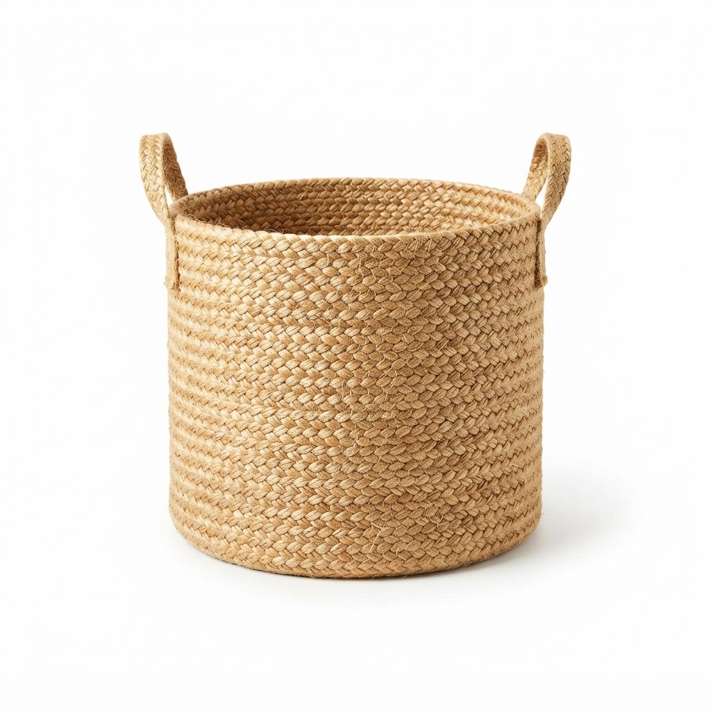 Natural Jute Storage Basket