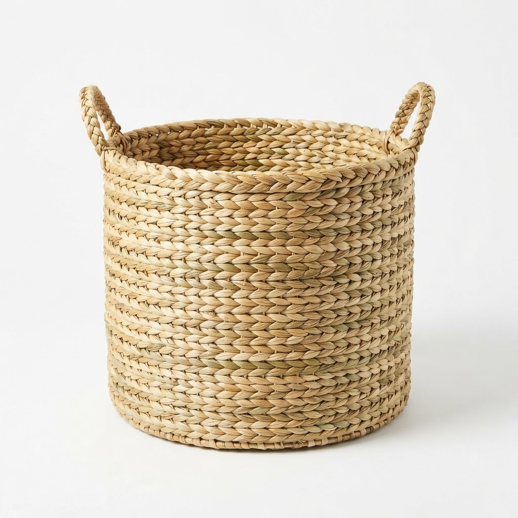 Natural Woven Seagrass Storage Basket