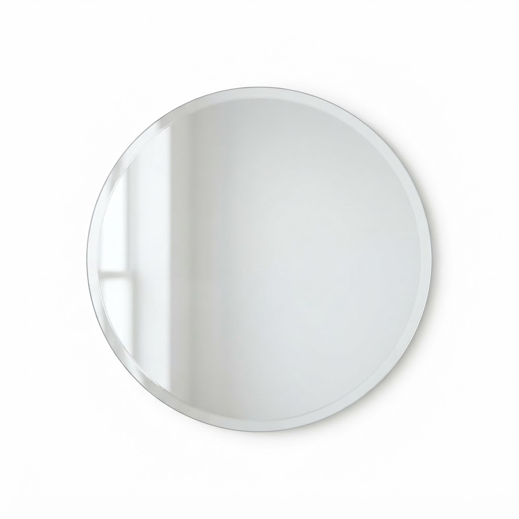 core Frameless Round Wall Mirror